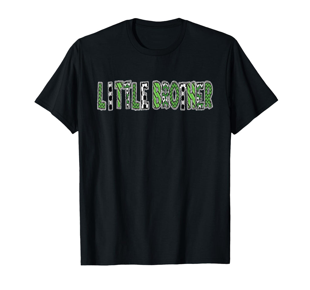 Soccer Little Brother Birthday Party T-Shirt - Custom Art Print for Adults
