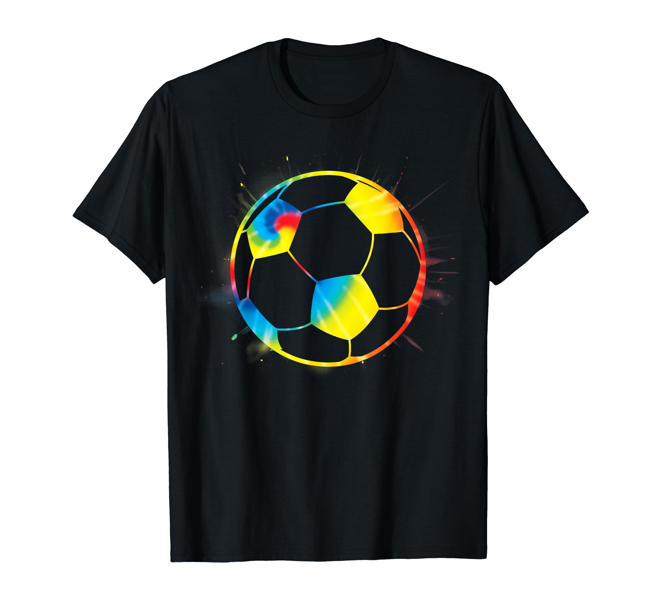 Soccer Ball Art Goalkeeper Soccer T-Shirt - Casual Everyday Wear Unisex