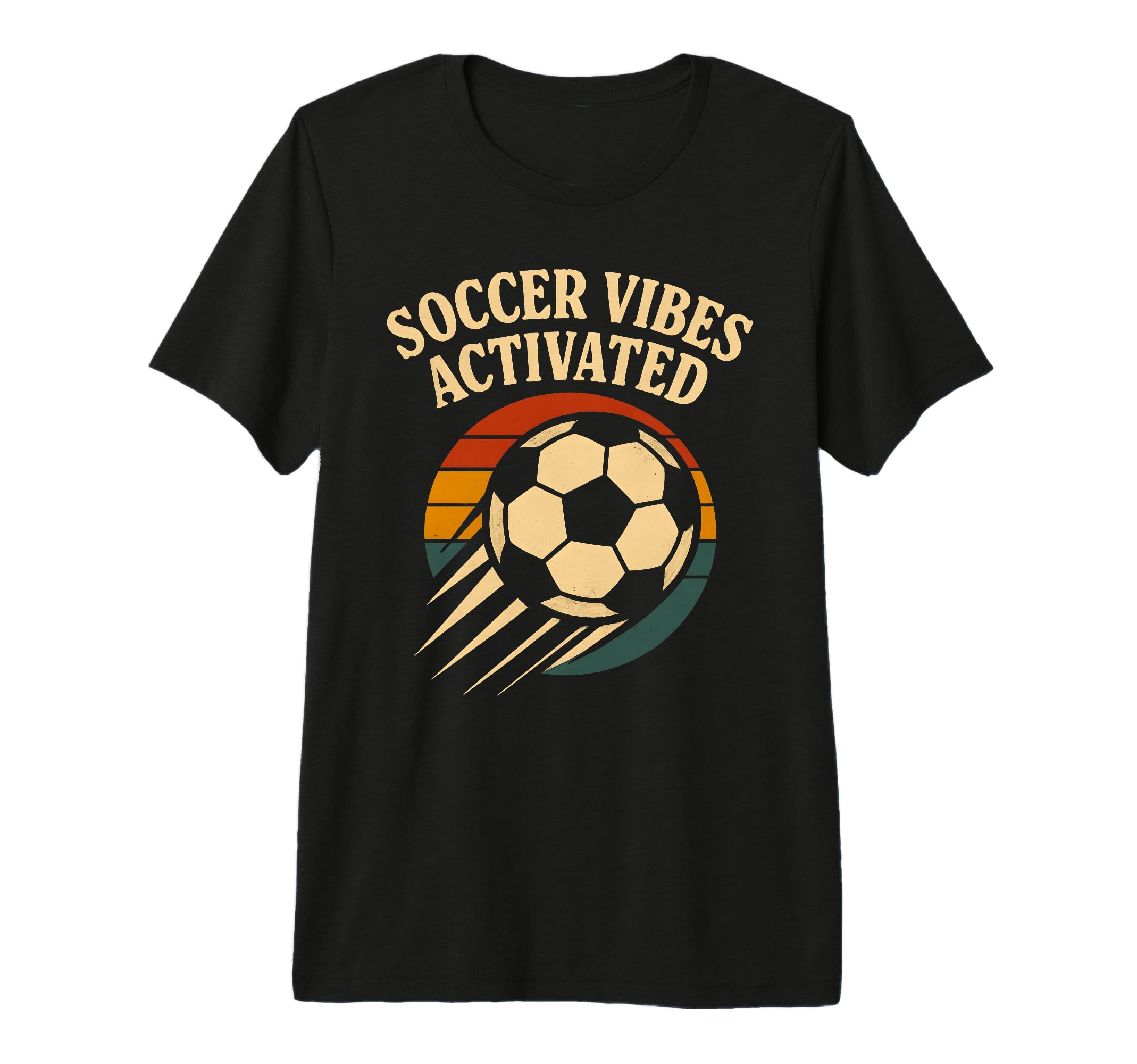 Soccer Vibes Activated Ball T-Shirt - Casual Everyday Wear Men Women