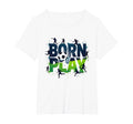 Born To Play Soccer Athlete Passion T-Shirt - Trendy Graphic for Adults