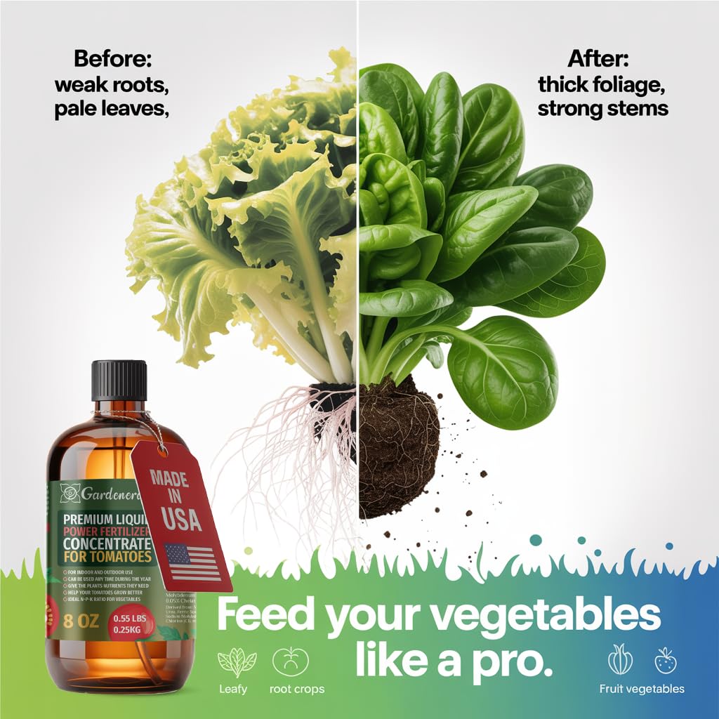 Liquid Power Potato Fertilizer Spray – Ready-to-Use Liquid Plant Food Mist for Potato – Premixed, Easy Application – Fast-Acting Formula for Growth, Roots & Yield – Indoor & Outdoor Use – 8 oz