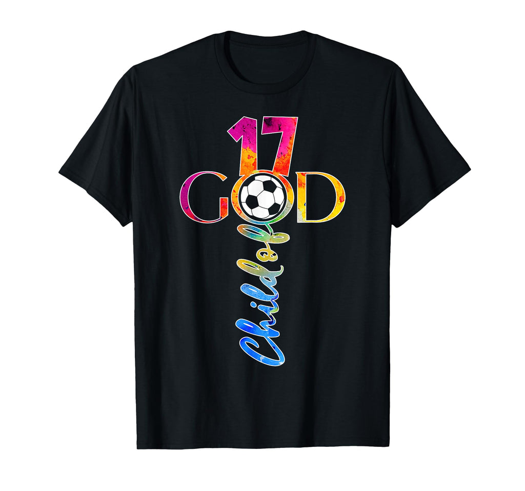Jesus 17 Years Child God Soccer 17Th T-Shirt - Streetwear Style Men Women