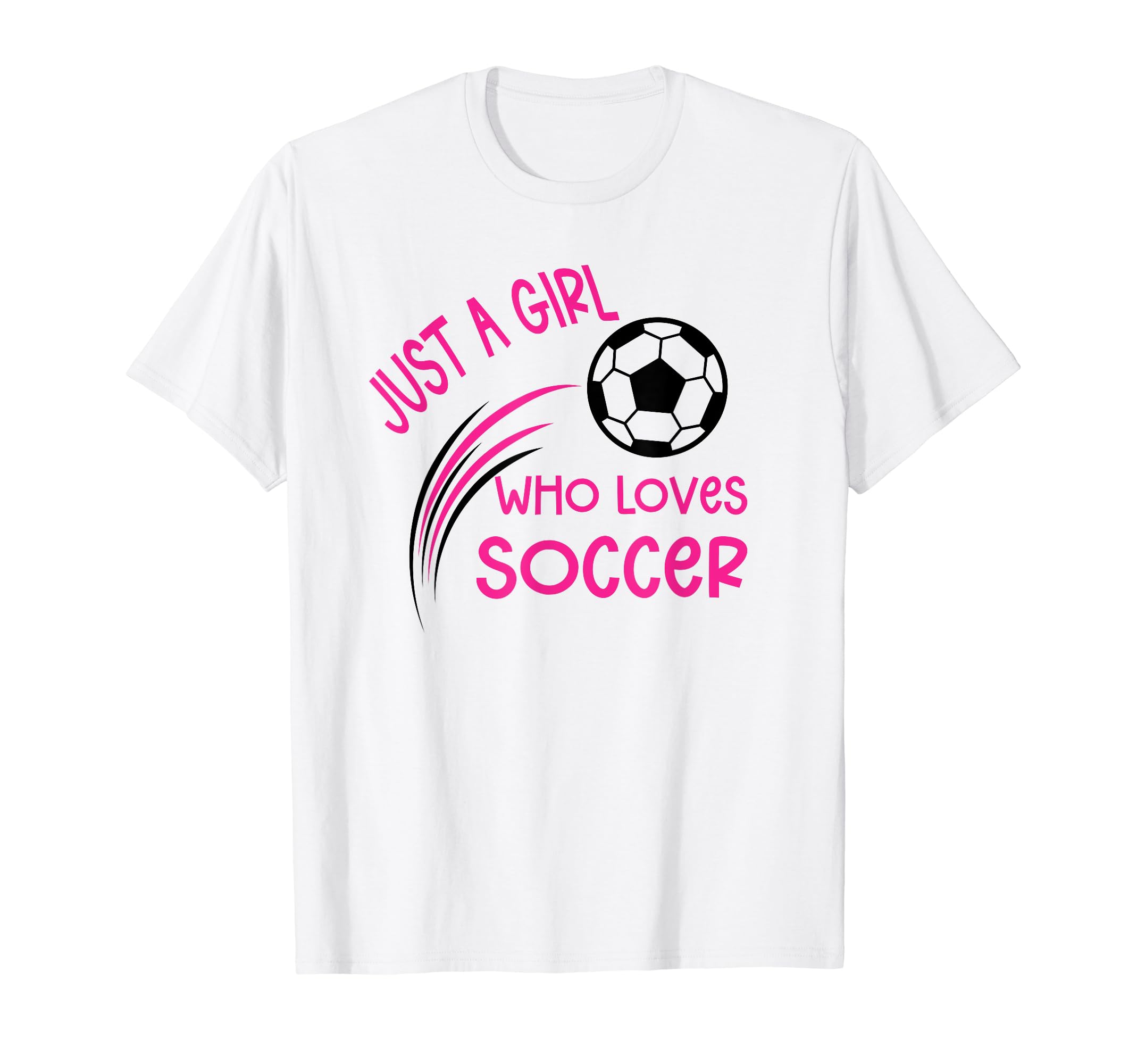 Just Who Loves Soccer Fun Sport T-Shirt - Novelty Apparel for Adults