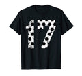 Soccer 17 Jersey Number T-Shirt - Casual Everyday Wear Men Women