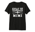 Lacrosse Goalie Mimi Lacrosse T-Shirt - Minimalist Print for Adults