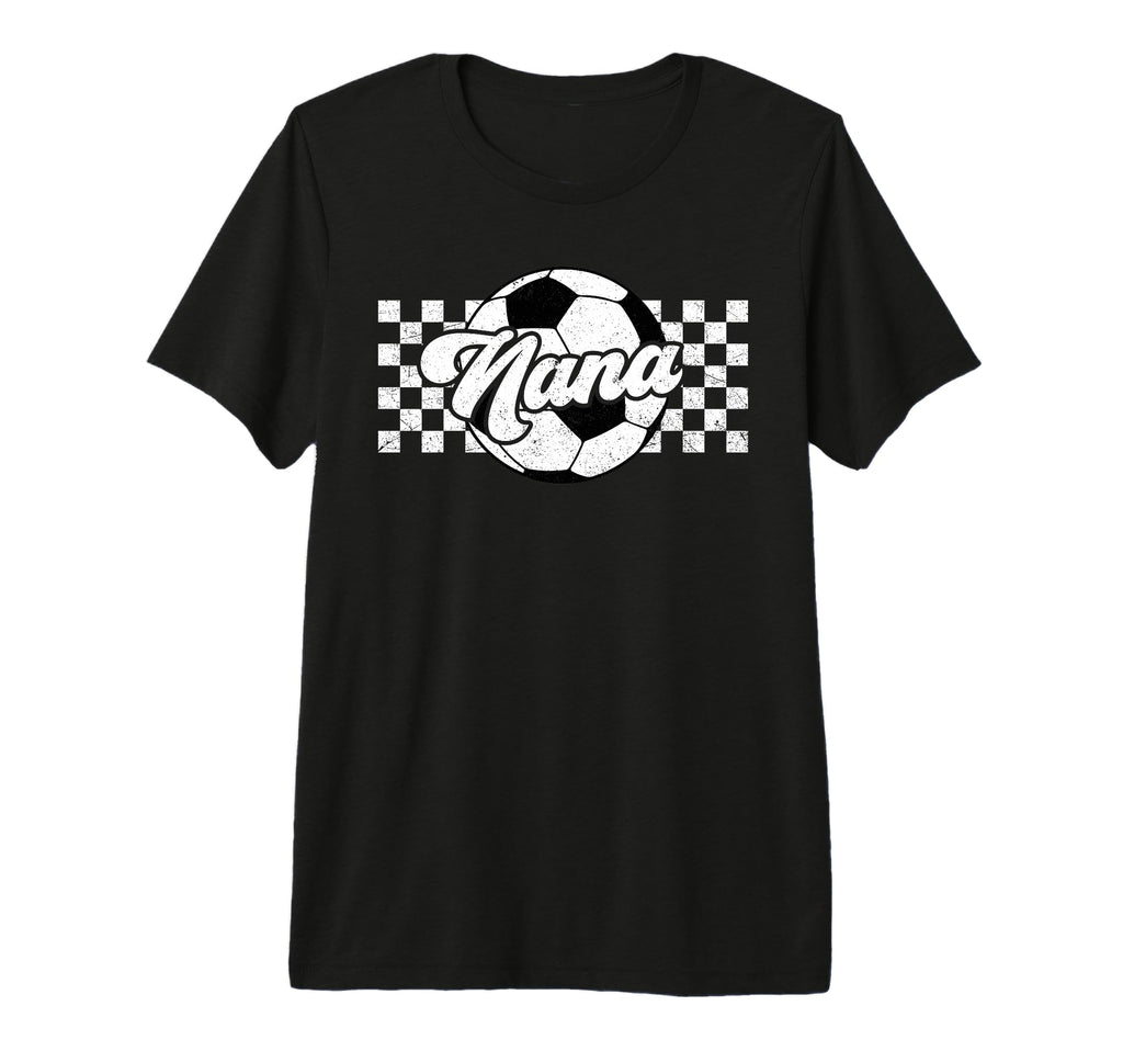 Soccer Nana Sport Lover Family Mothers T-Shirt - Graphic Print for Adults