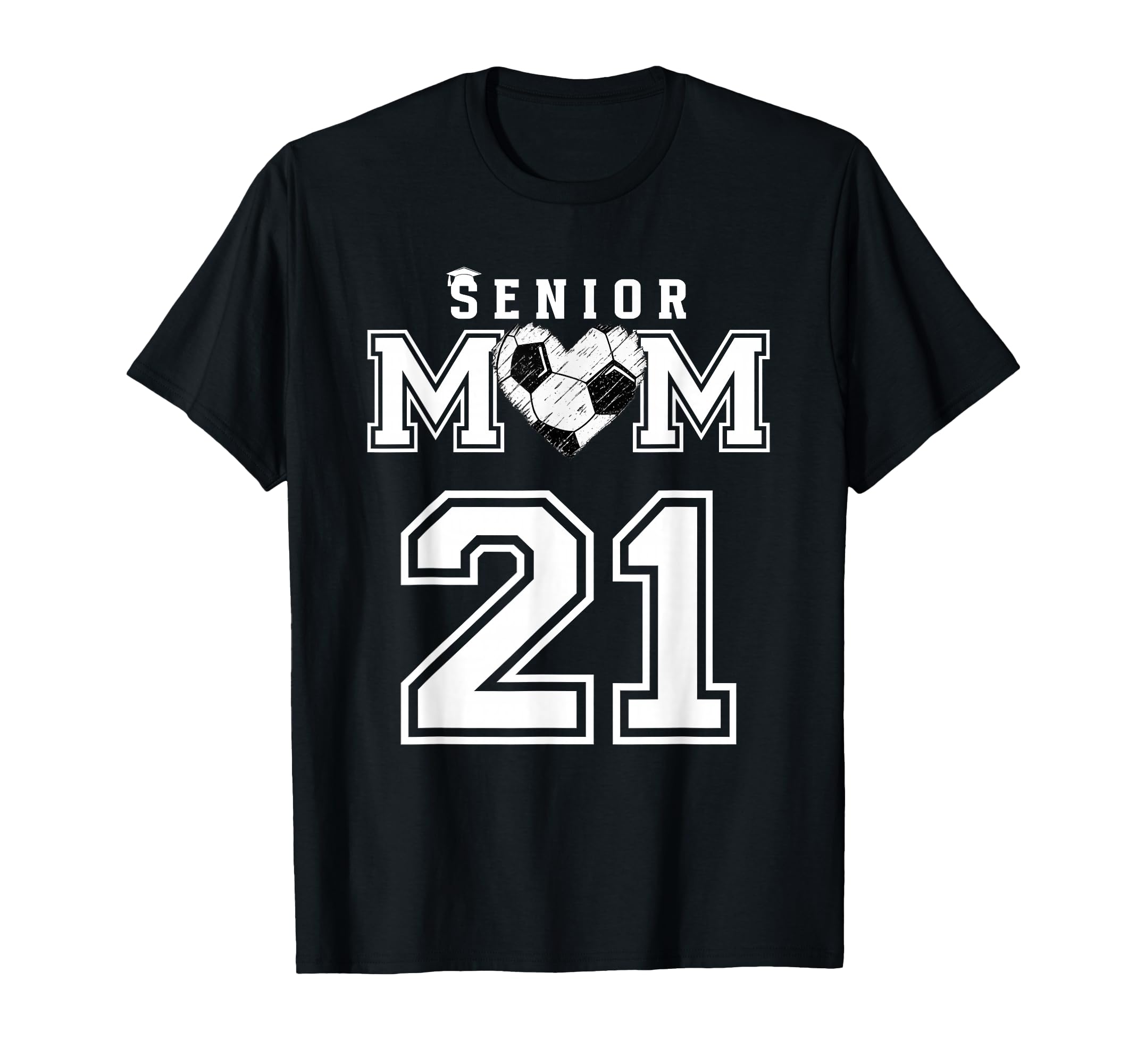 Proud Senior Soccer Mom Custom Jersey T-Shirt - Unique Graphic Men Women