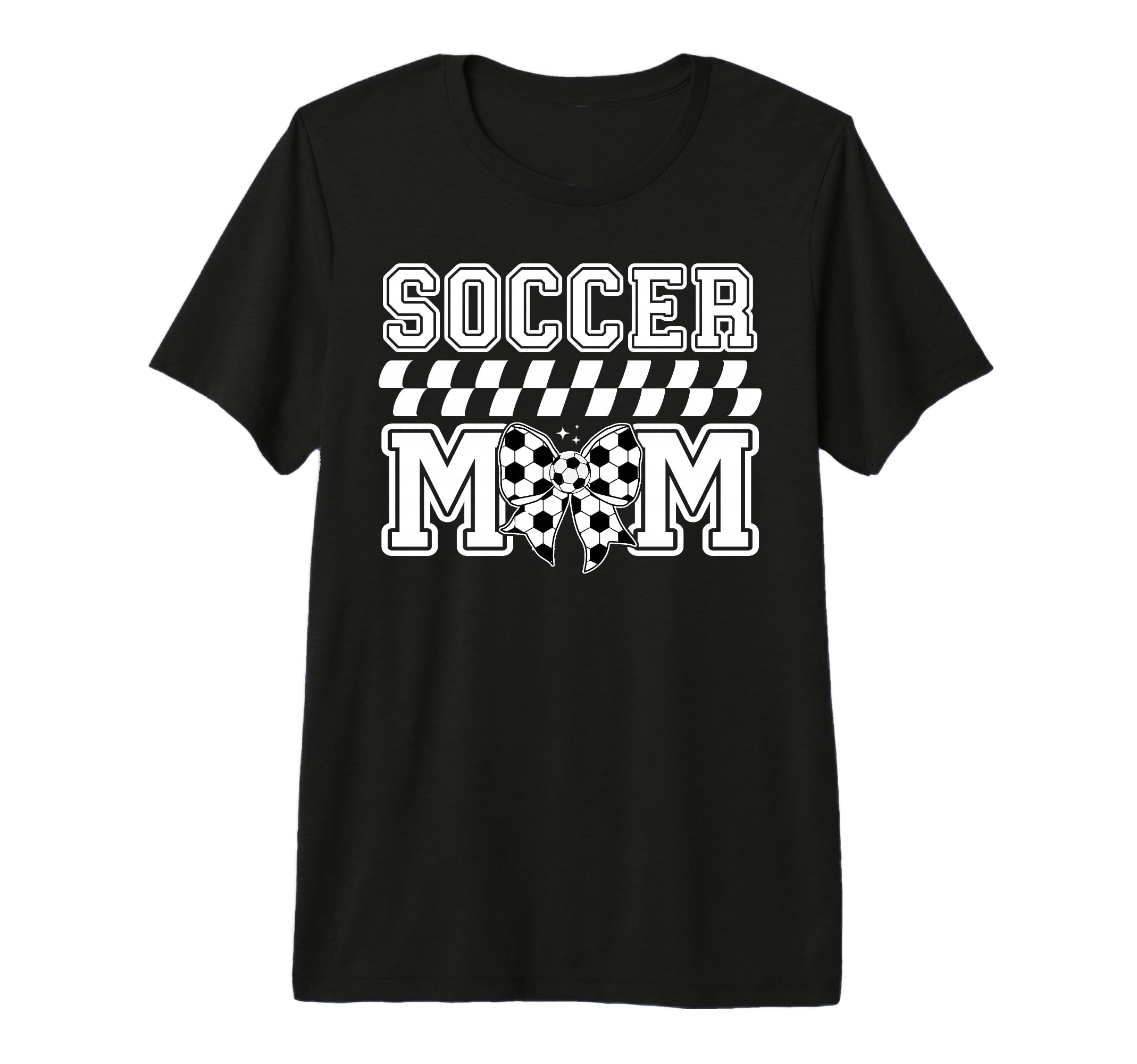 Soccer Mom Soccer Player Mama Coquette T-Shirt - Trendy Graphic Unisex