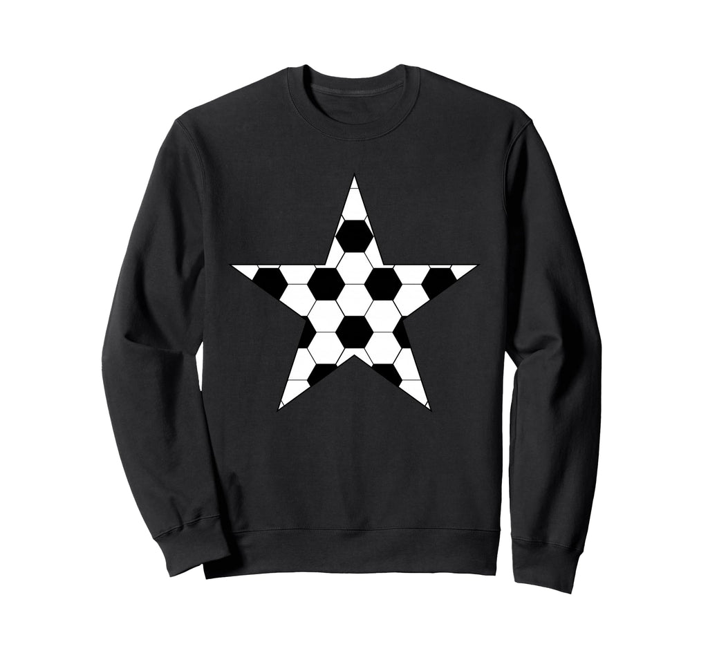 Soccer Or Footbal Star Sports Sweatshirt - Minimalist Print for Adults
