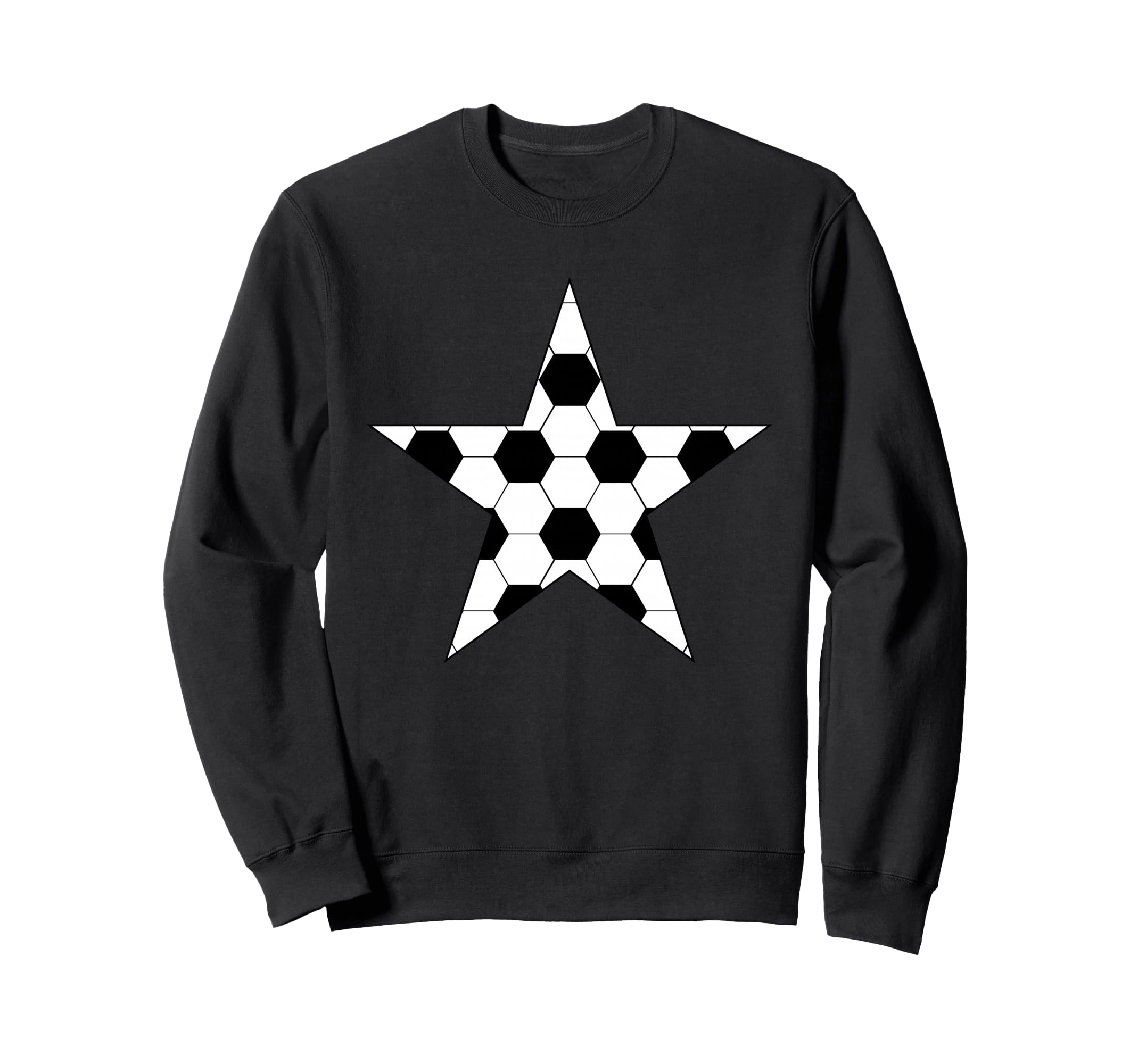 Soccer Or Footbal Star Sports Sweatshirt - Minimalist Print for Adults