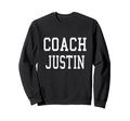 Coach Justin Custom Football Soccer Sweatshirt - Graphic Print Men Women