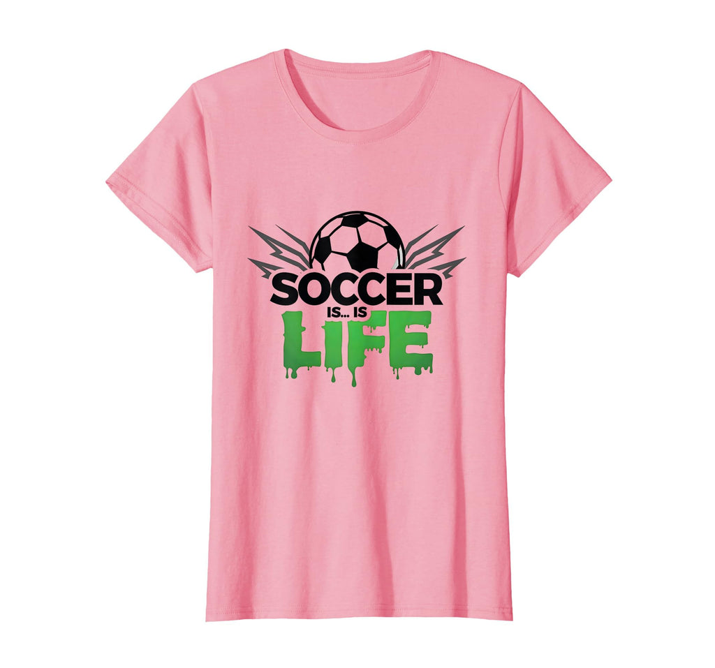 Soccer Is Life Passionate Fan Sports T-Shirt - Minimalist Print Men Women