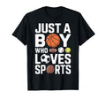 Basketball Soccer Just Who Loves T-Shirt - Casual Everyday Wear Unisex