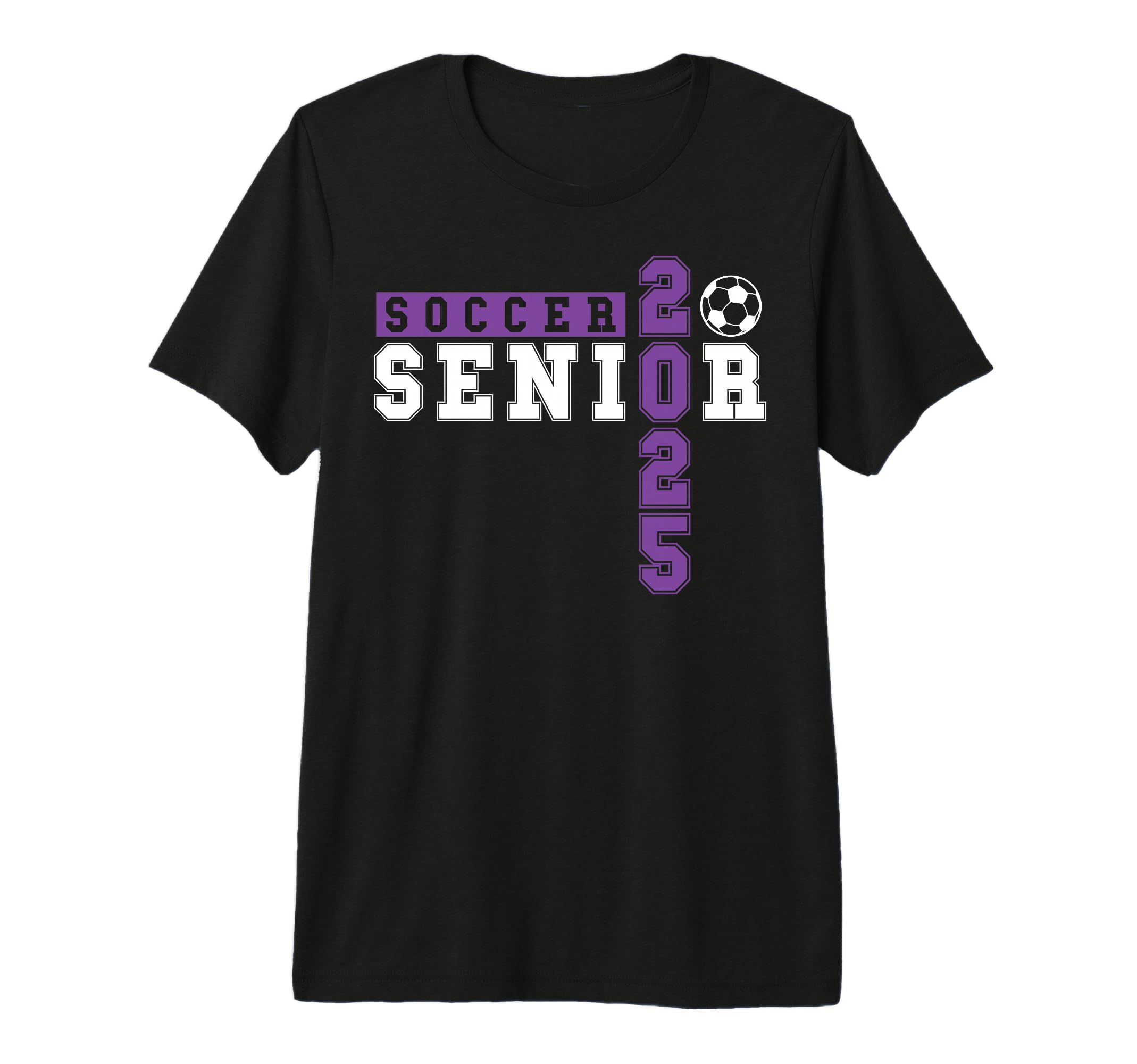 Soccer Senior Night Soccer Senior 2025 T-Shirt - Trendy Graphic for Adults