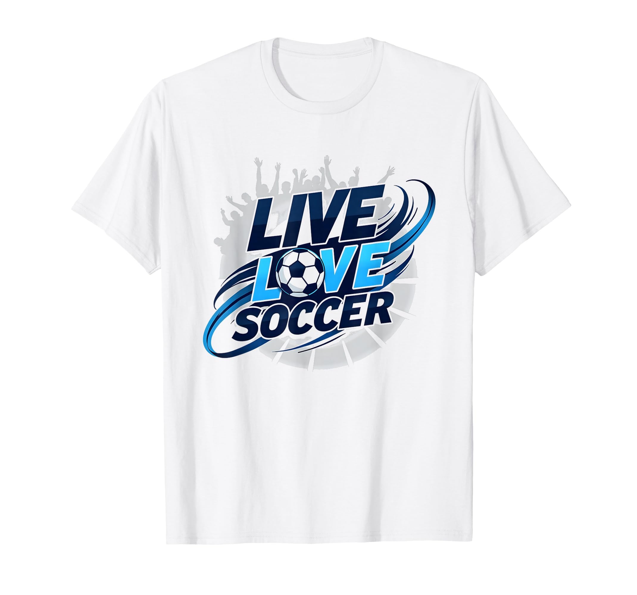 Soccer Mom Live Love Soccer Sweatshirt - Fun Novelty Design for Adults