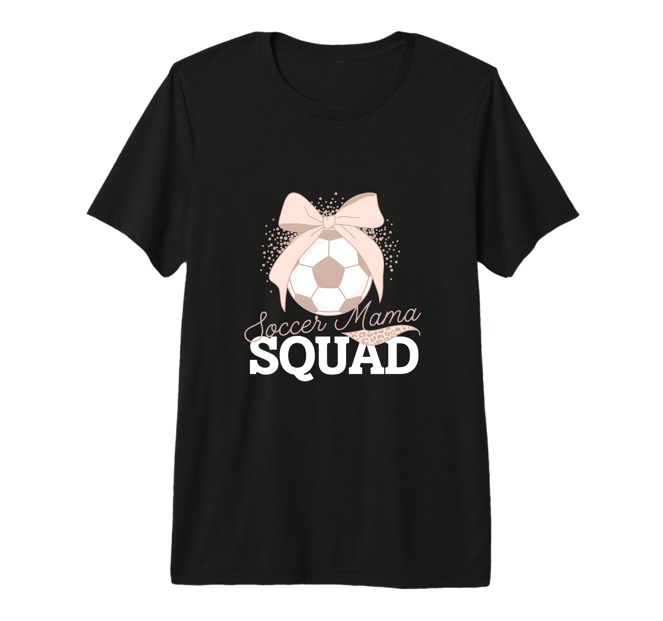 Soccer Mama Squad Coquette Sideline T-Shirt - Custom Art Print Unisex