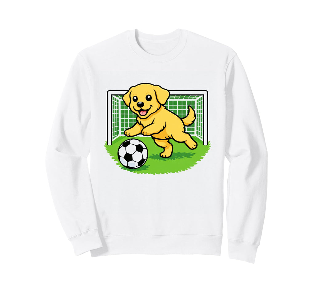 Labrador Retriever Goalies Lab Sweatshirt - Graphic Print for Adults