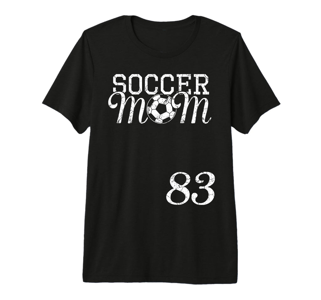 Soccer Mom Jersey Number 83 Favorite T-Shirt - Streetwear Style Unisex