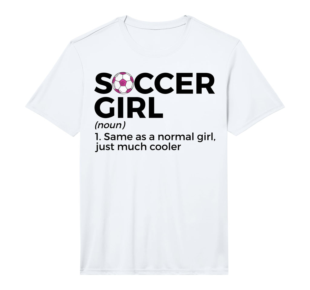 Soccer Definition Performance T-Shirt - Trendy Graphic for Adults