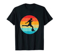 Soccer Player Silhouette Sunset 80S T-Shirt - Streetwear Style for Adults