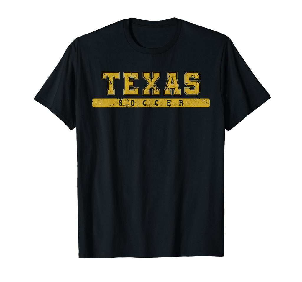 Texas Soccer Tees Tanks Tops T-Shirt - Fun Novelty Design Unisex