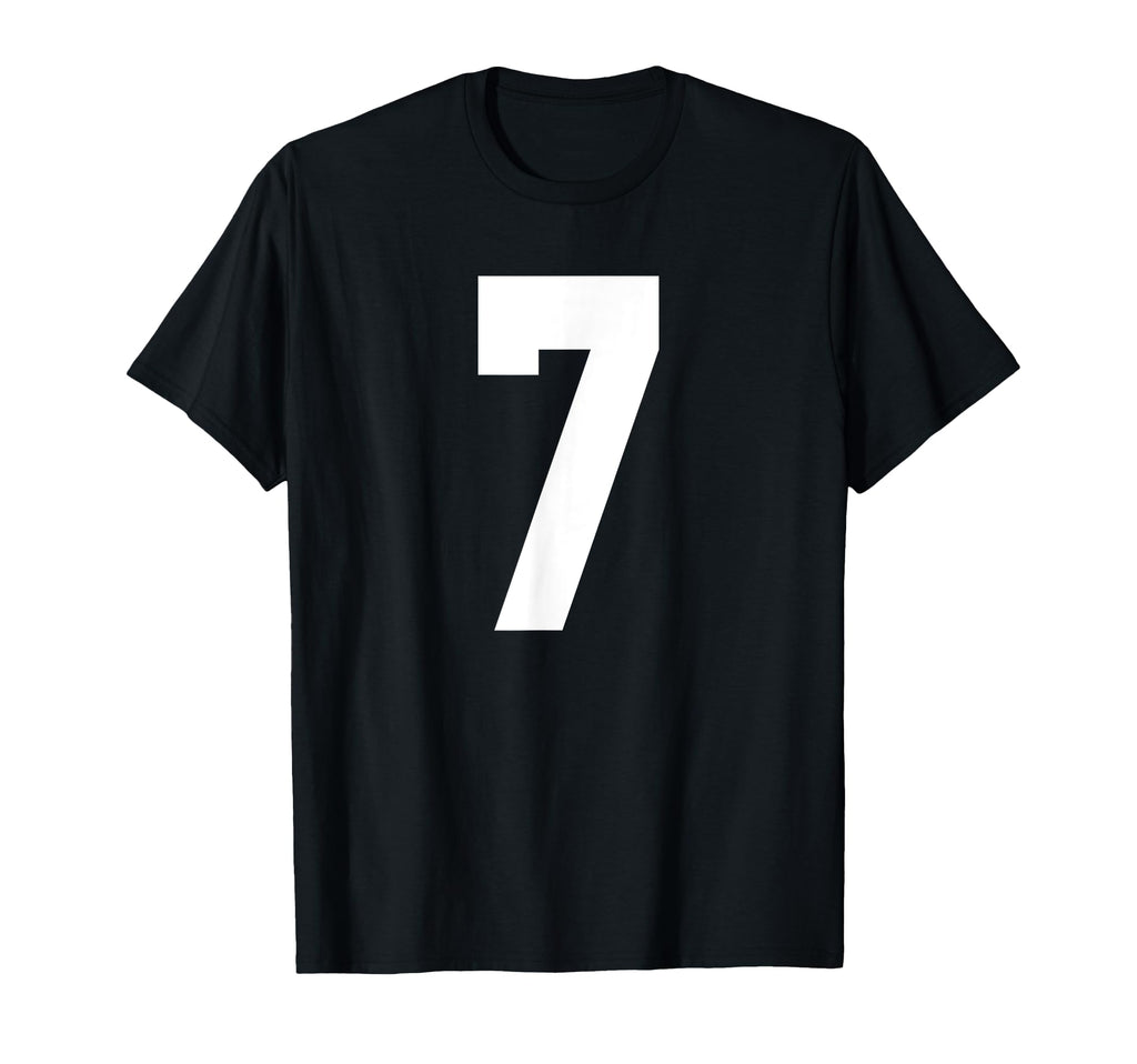 7 Team Sports Jersey Front Back T-Shirt - Aesthetic Graphic for Adults