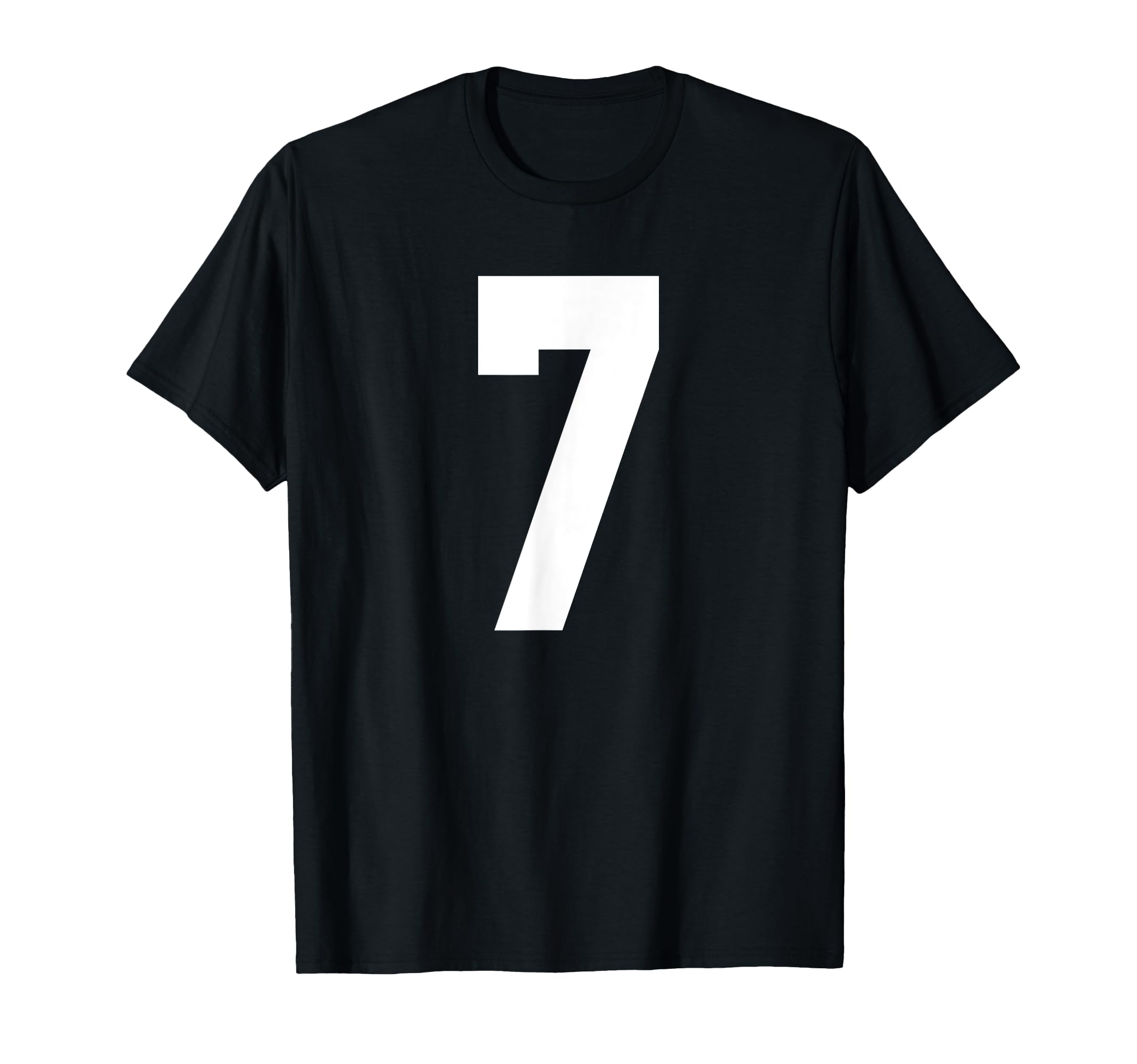 7 Team Sports Jersey Front Back T-Shirt - Aesthetic Graphic for Adults