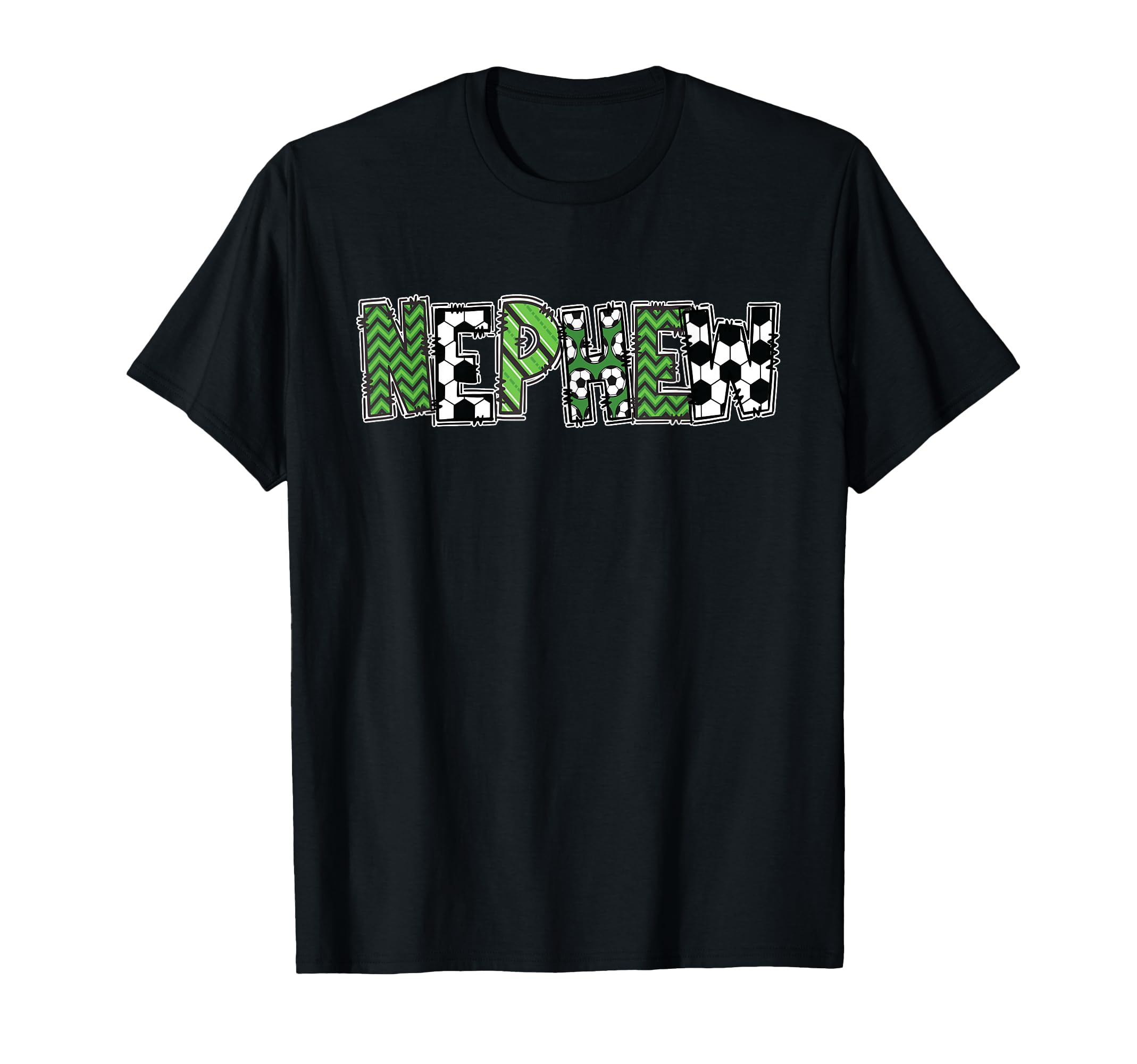 Soccer Nephew Birthday Party T-Shirt - Unique Graphic Men Women
