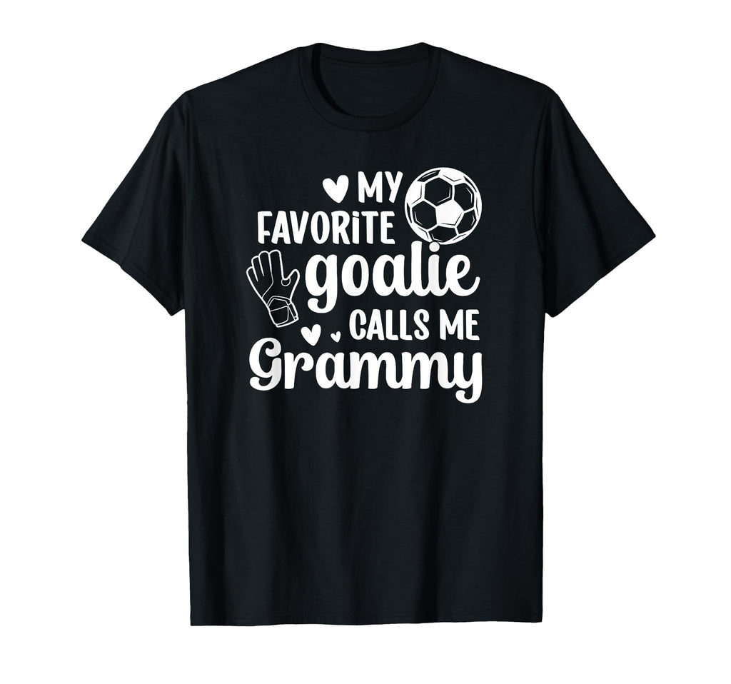 Proud Soccer Goalie Grammy Soccer T-Shirt - Trendy Graphic for Adults