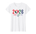 Superfan 2026 Canada Mexico Usa T-Shirt - Streetwear Style for Adults