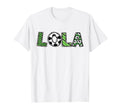 Soccer Lola Birthday Soccer Player T-Shirt - Streetwear Style Men Women
