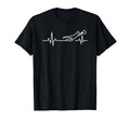 Goalkeeper Heartbeat Soccer Ball Dive T-Shirt - Minimalist Print Men Women