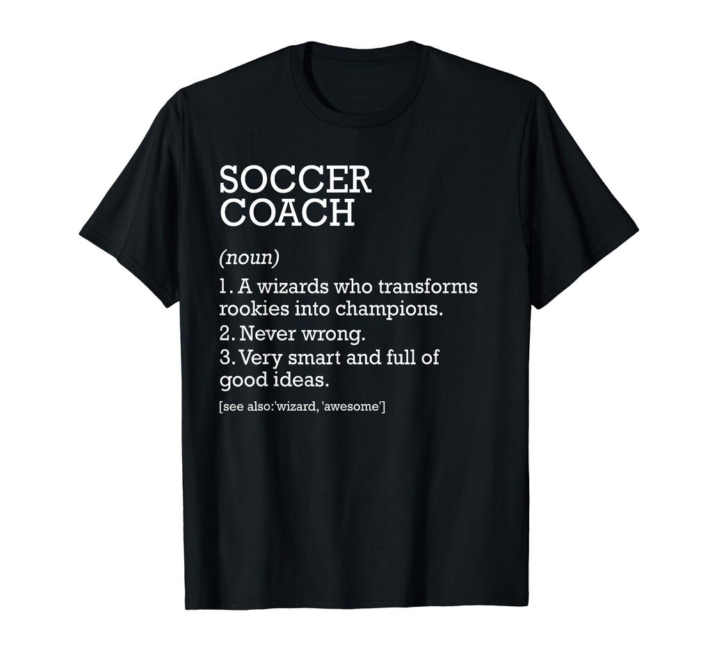 Soccer Coach Job Definition Funny T-Shirt - Streetwear Style for Adults