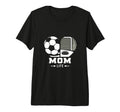 Mom Life Heart Funny Soccer Hockey Mom Tri T-Shirt - Trendy Graphic Unisex