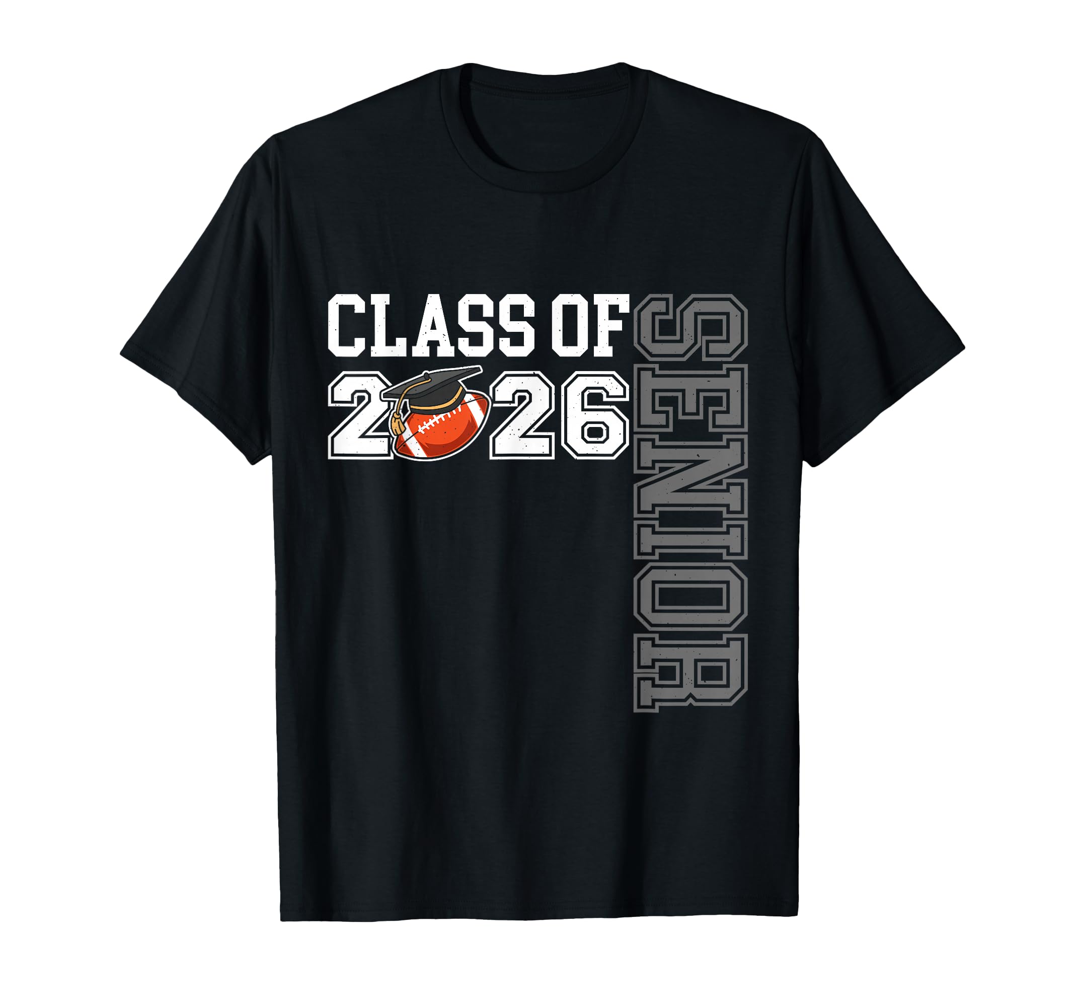 Class 2026 Senior Football Night T-Shirt - Casual Everyday Wear Unisex