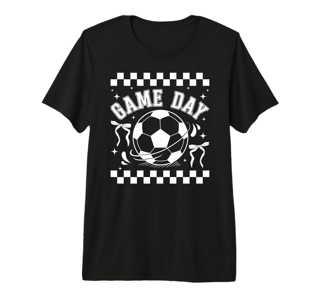 Soccer Game Day Coquette Game Day T-Shirt - Fun Novelty Design Men Women