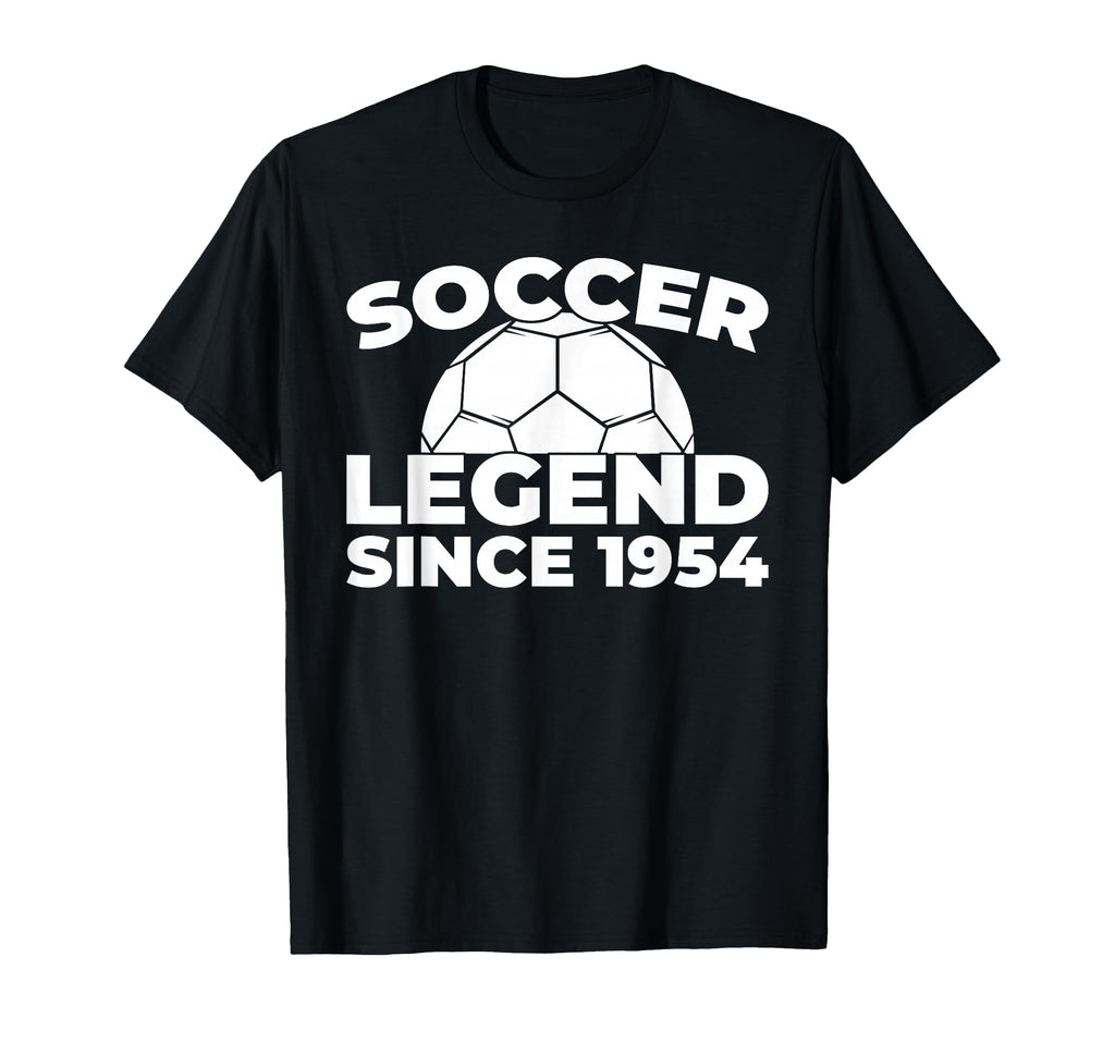Born 1954 Player Sports Team Soccer Birthday T-Shirt - Graphic Print Unisex