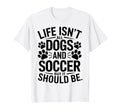 Soccer Player Soccer Lovers Dog Designs T-Shirt - Novelty Apparel Men Women