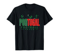 Portugal Football Fever 2026 Soccer Fans T-Shirt - Minimalist Print Unisex