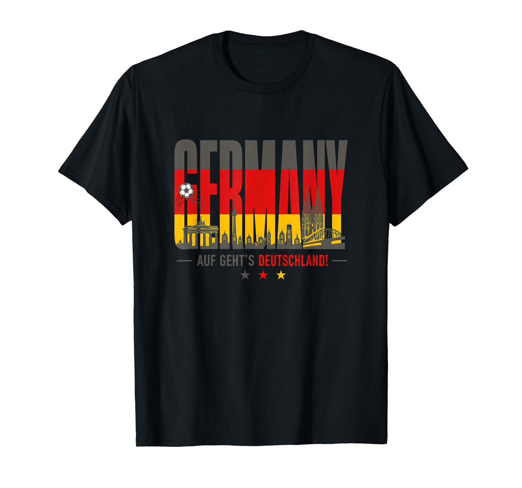 Germany Soccer Deutschland Vor T-Shirt - Custom Art Print Men Women