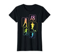 18Th Birthday Soccer Player T-Shirt - Fun Novelty Design for Adults