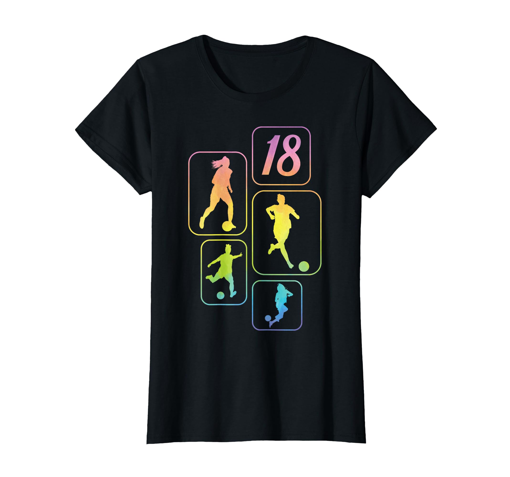18Th Birthday Soccer Player T-Shirt - Fun Novelty Design for Adults