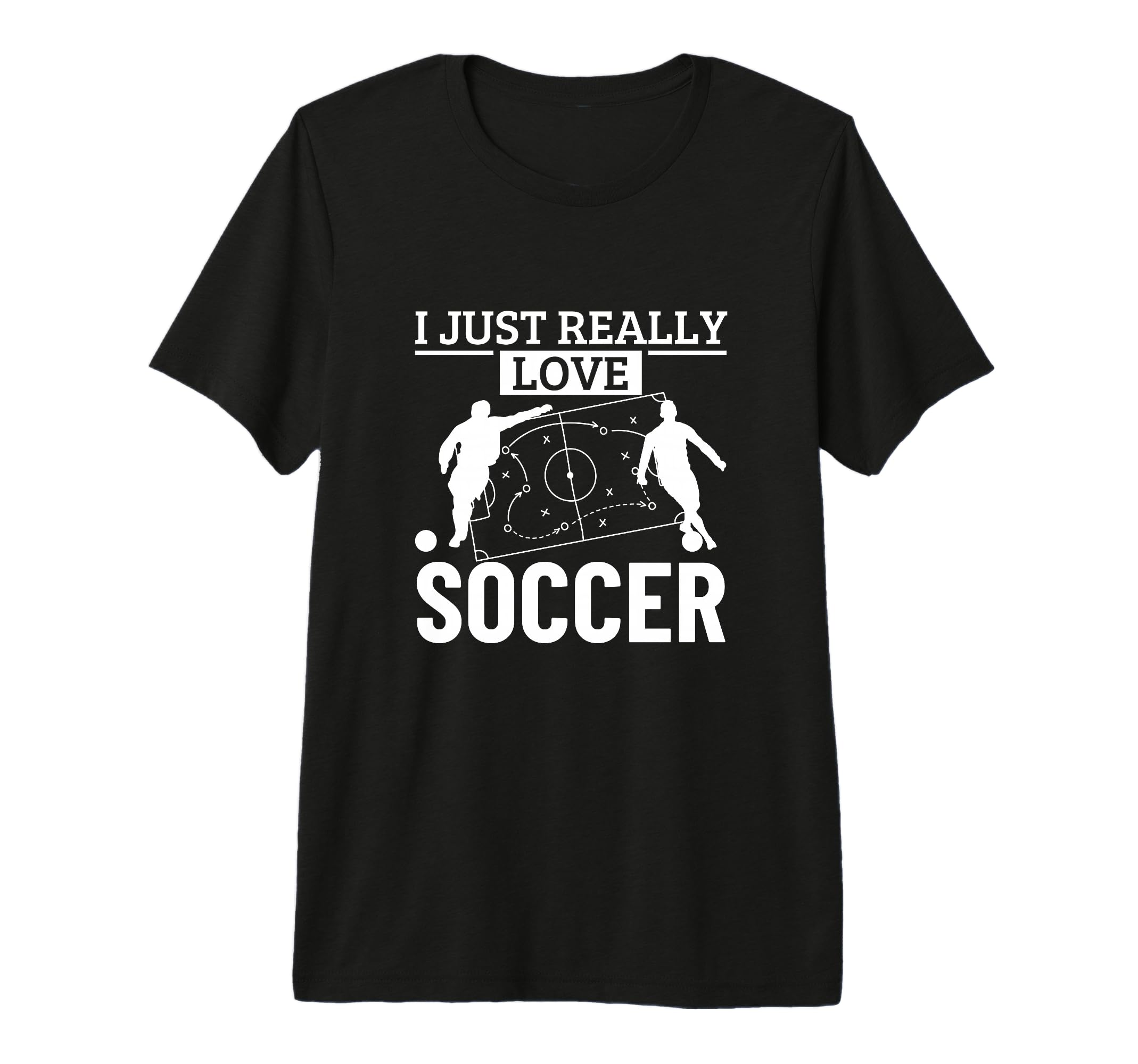 Soccer Player I Just Really Love Soccer T-Shirt - Aesthetic Graphic Unisex