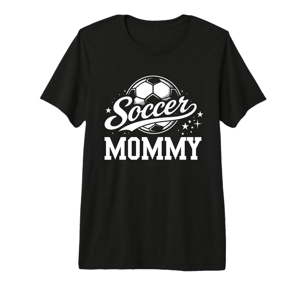 Soccer Mommy Soccer Ball Tri Blend T-Shirt - Novelty Apparel for Adults
