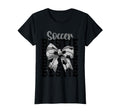 Soccer Bestie Coquette Bow Biggest Fan T-Shirt - Unique Graphic for Adults