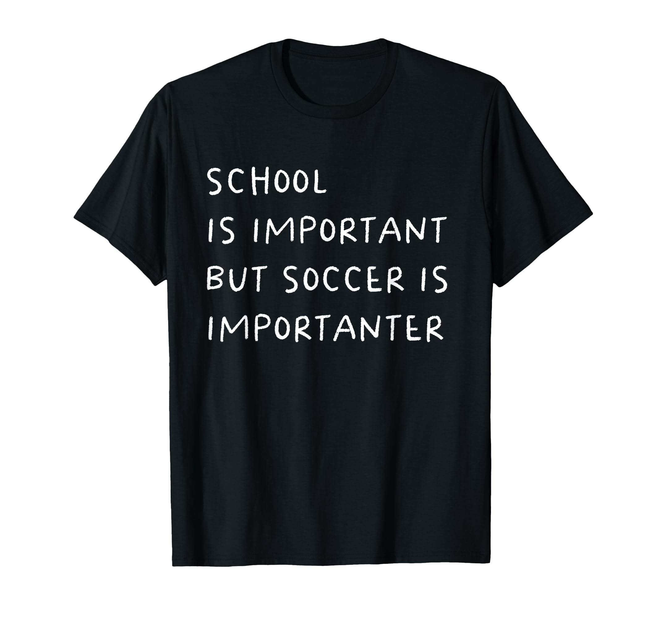 School Is Important But Soccer Is T-Shirt - Unique Graphic Unisex