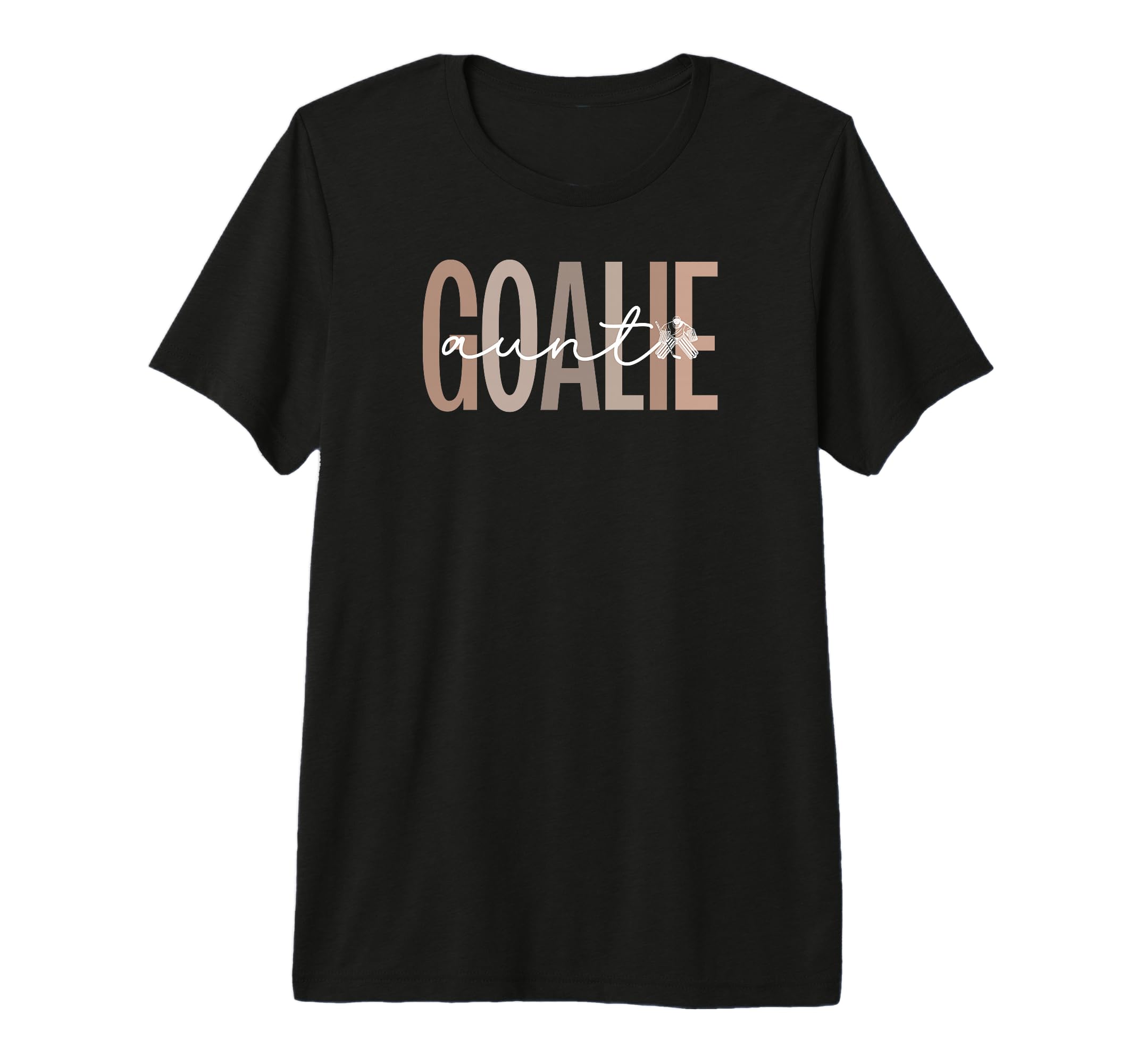 Ice Hockey Goalie Aunt Hockey Keeper T-Shirt - Unique Graphic Men Women
