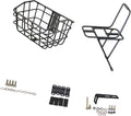 Basket Black Front Sturdy Construction Aluminum Alloy Large Capacity Accessories Cargo Container for Pet Transport