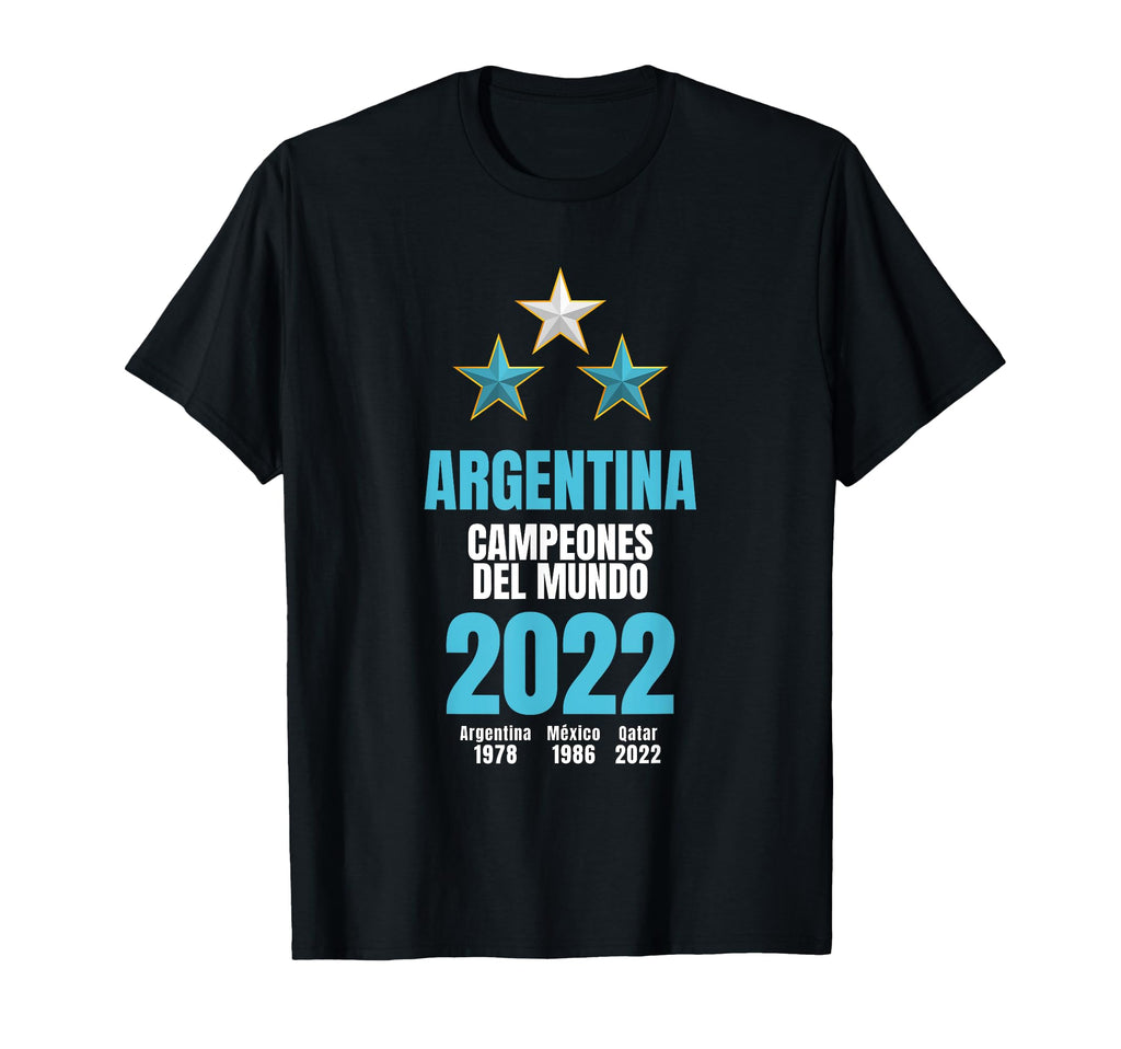 Argentina World Champion 2022 Soccer Fans T-Shirt - Unique Graphic Unisex