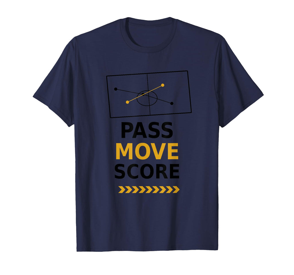 Football Collection Pass Move Score T-Shirt - Custom Art Print Unisex